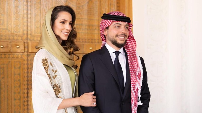 Rajwa Al Saif dan Pangeran Hussein/ Foto: Instagram/queenrania