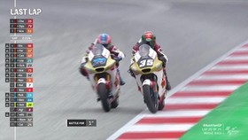 VIDEO: Highlights Moto2 Austria, Duel Sengit Ogura vs Chantra