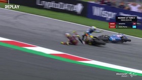 VIDEO: Deret Kecelakaan Mengerikan Moto2 Austria 2022