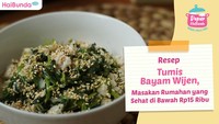 Resep Tumis Bayam Wijen, Masakan Rumahan yang Sehat di Bawah Rp15 Ribu