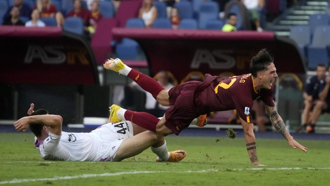 AS Roma berhasil mengalahkan Cremonese dalam laga Liga Italia di Stadion Olimpico, Selasa (23/8) dini hari WIB.