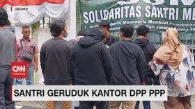 VIDEO: Santri Geruduk Kantor DPP PPP