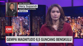 VIDEO: Gempa Magnitudo 6,5 Guncang Bengkulu