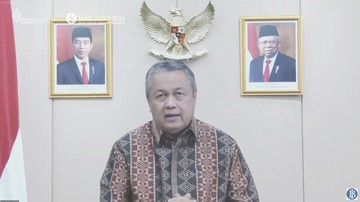 Pengumuman Hasil Rapat Dewan Gubernur Bulanan Bulan Agustus 2022. (Tangkapan Layar Youtube BI)