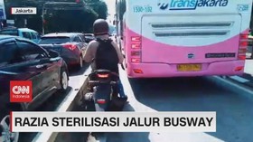 VIDEO: Razia Sterilisasi Busway dan Parkir Liar