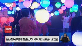 VIDEO: Warna Warni Instalasi Pop Art Jakarta 2022