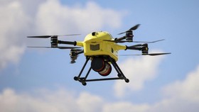 FOTO: Simulasi Mendarat Drone Penyelamat Nyawa di Belgia