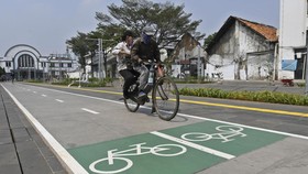 Rincian Alokasi Anggaran Jalur Sepeda DKI Rp7,5 M pada 2023