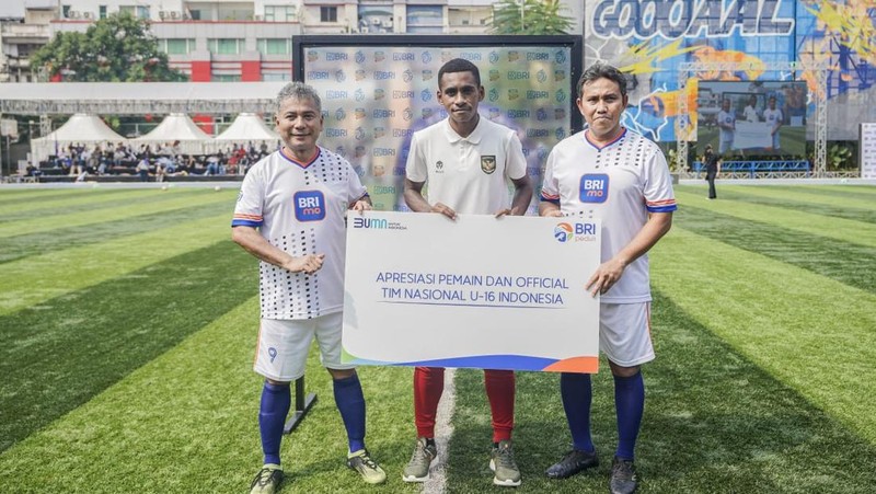 PT Bank Rakyat Indonesia (Persero) Tbk atau BRI terus berkomitmen mendukung kemajuan sepak bola nasional.