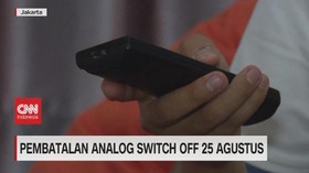 VIDEO: Suntik Mati Siaran TV Analog Hari Ini Batal