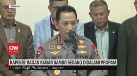 VIDEO: Kapolri: Bagan Kaisar Sambo Sedang Didalami Propam