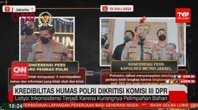 VIDEO: Kredibilitas Humas Polri Dikritisi Komisi III DPR