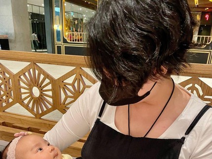 Potret Leony Gendong Anak Dea Ananda, Dipanggil Bude Cici