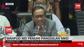 VIDEO: Mahfud MD Penuhi Panggilan Mahkamah Kehormatan Dewan DPR RI