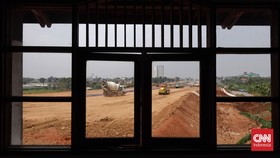 FOTO: Melihat Tol Cijago Seksi 3 yang Ditargetkan Rampung Akhir 2022