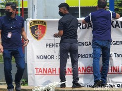 Bareskrim Polri Sita SPBU di Cikidang Sukabumi