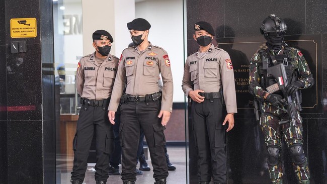 Divisi Propam Polri menggelar sidang Komisi Kode Etik Polri (KKEP) terhadap mantan Pasukan Pelopor Korbrimob Polri Bharada Sadam, Senin (12/9).