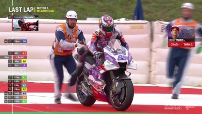 VIDEO: Dua Calon Ducati Kompak Gagal Finis di MotoGP Austria 2022