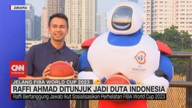 VIDEO: Raffi Ahmad Ditunjuk Jadi Duta Indonesia FIBA World Cup 2023