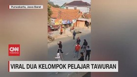 VIDEO: Viral Dua Kelompok Pelajar Tawuran