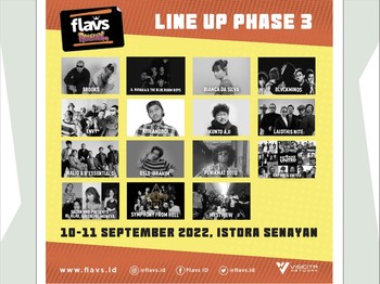 FLAVS Festival 2022 Siap Digelar, Ini Lineup Lengkapnya