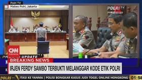 VIDEO: Irjen Ferdy Sambo Diberhentikan Secara Tidak Hormat