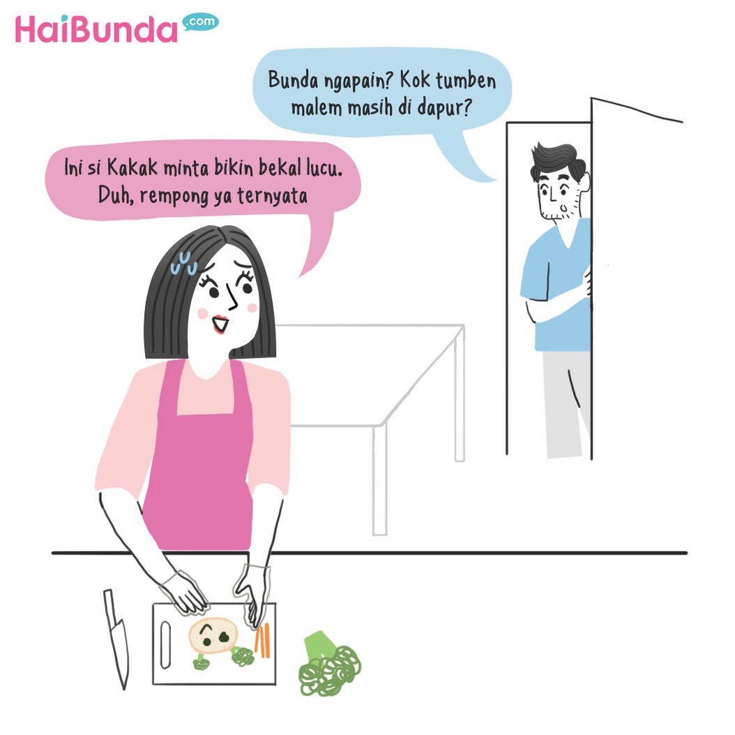Bikinin Bekal Lucu Dong, Buuuun!