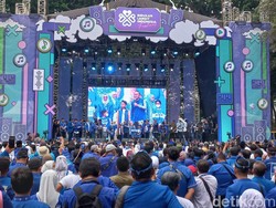 Penutupan Rakernas, Kader PAN Berkumpul di Istora Senayan