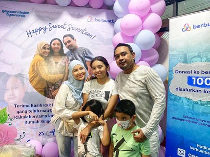 Rayakan di Rumah Singgah, Bebi Romeo Tulis Pesan Menyentuh untuk Sweet-17 Putrinya