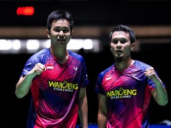 Hasil Denmark Open 2022: Ahsan/Hendra Lewati Babak Pertama