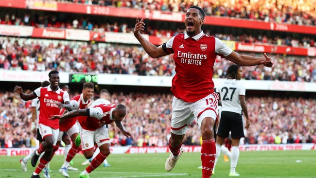 Arsenal tidak akan diperkuat William Saliba saat melakoni laga krusial kontra Manchester City pada pekan ke-33 Liga Inggris.