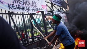 FOTO: HMI Tolak Kenaikan Harga BBM