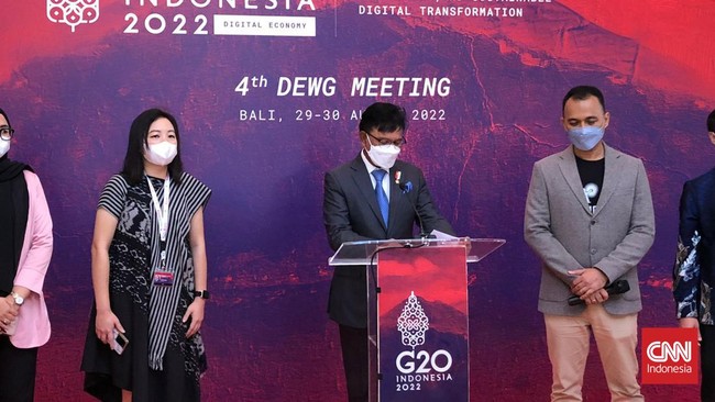 Menkominfo, Johnny G. Plate menyebut empat usulan untuk dibahas pada KTT G20. 