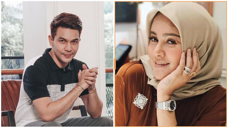 kolase foto Olla Ramlan dan Jionathan Frizzy