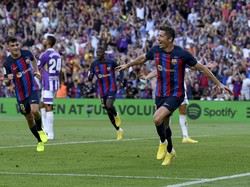 Lewandowski 2 Gol, Barcelona Hajar Valladolid 4 Gol Tanpa Balas