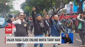 VIDEO: Unjukrasa Ojek Online Minta Tarif Naik