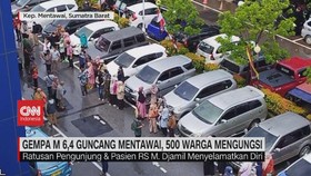 VIDEO: Gempa M 6,4 Guncang Mentawai, 500 Warga Mengungsi
