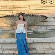 Intip OOTD Manis Beby Tsabina Berlibur di Eropa