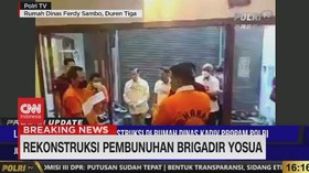 VIDEO: Adegan Rekonstruksi Pembunuhan Brigadir Yosua di Rumah Dinas