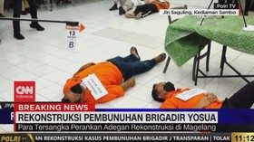 VIDEO: Para Tersangka Perankan Adegan Rekonstruksi