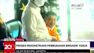 img-title 8 Suasana Rekonstruksi Pembunuhan Brigadir J, Ferdy Sambo Pakai Baju Tahanan