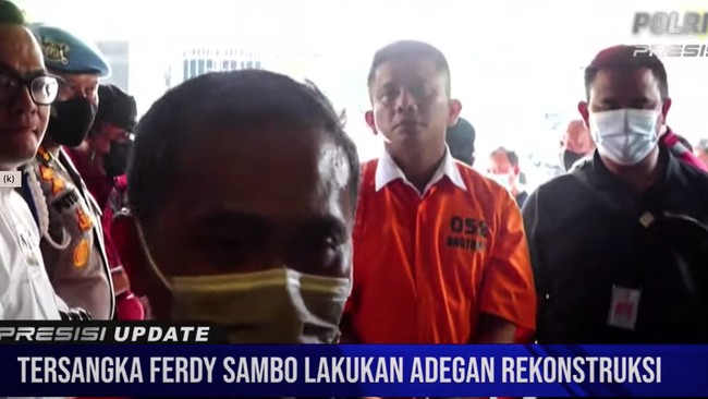 Timsus Polri akan melanjutkan rekonstruksi pembunuhan berencana terhadap Brigadir J di rumah dinas Irjen Ferdy Sambo, Kompleks Polri Duren Tiga, Jaksel.