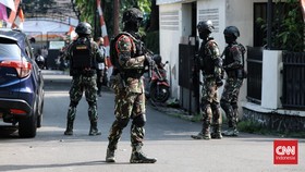 Rumah Sambo Dijaga Brimob Bersenjata Lengkap Jelang Rekonstruksi