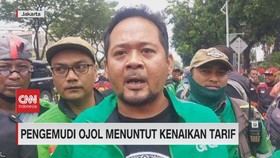 VIDEO: Ribuan Ojol Aksi Tuntut Kenaikan Tarif