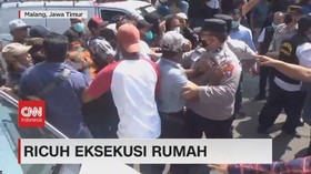 VIDEO: Ricuh, Eksekusi Bangunan Rumah Sengketa di Kota Malang