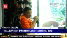 VIDEO: Momen Para Tersangka Reka Adegan Pembunuhan Brigadir J