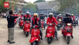 VIDEO: Jelajah Kawasan Mijen dan Gunung Pati Bareng Komunitas Vespa