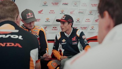 VIDEO: Aksi Marquez Jadi Pelatih Rider Honda di MotoGP
