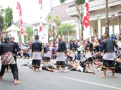 Ada Joko Tingkir di Megilan Karnaval Lamongan