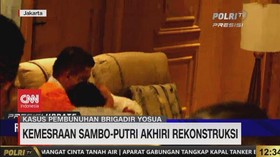 VIDEO: Kemesraan Ferdy Sambo dan Putri Candrawathi Saat Rekonstruksi